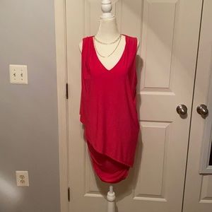 Pink Cocktail dress with ruching